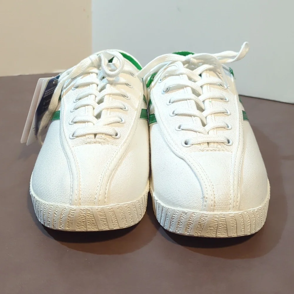 Tretorn Canvas Women's Tennis Shoes Size 10W Comfort Insole System White Green